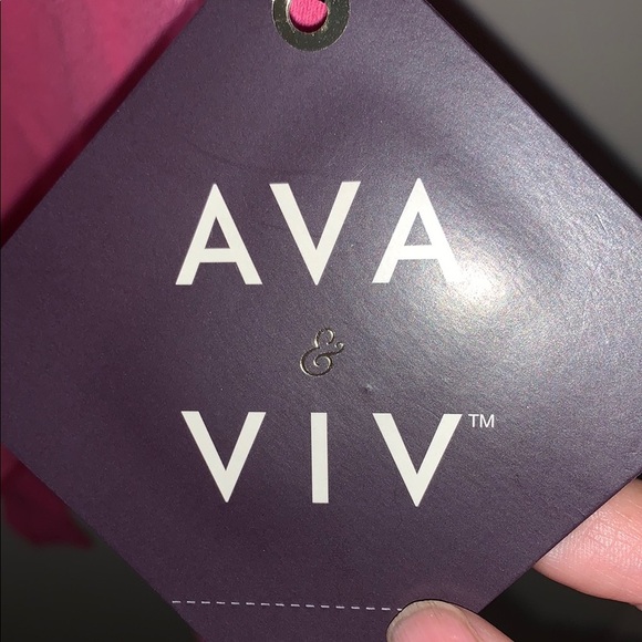 BNWT Ava & Viv Pink Women's Top - Picture 8 of 10
